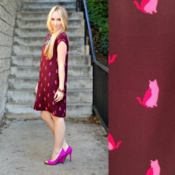 LOFT Dresses & Skirts - Sleeveless Cat Shift Dress by Ann Taylor LOFT NWOT